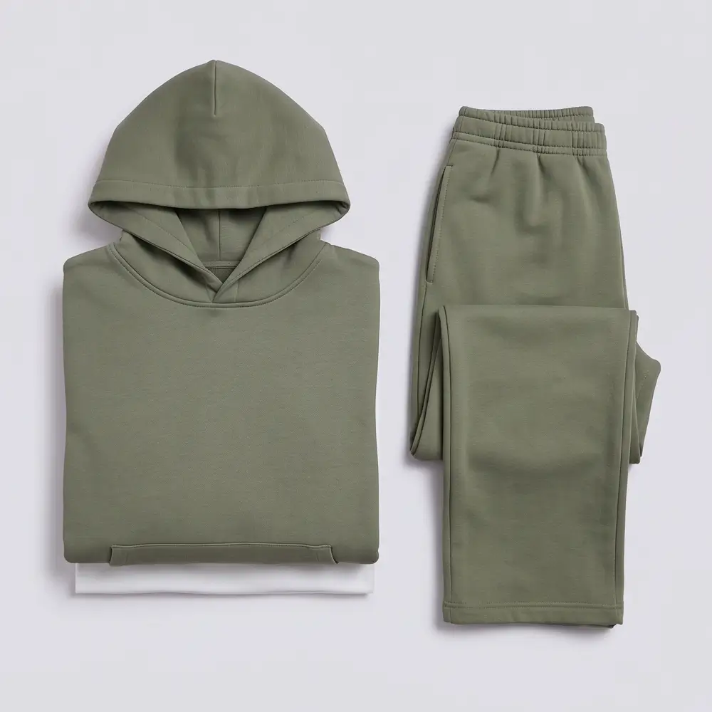 Men’s Heavyweight Oversized Fleece Tracksuit Set - Image 6
