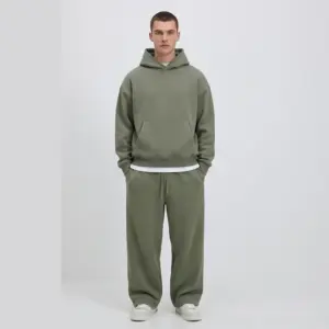 Men’s Heavyweight Oversized Fleece Tracksuit Set