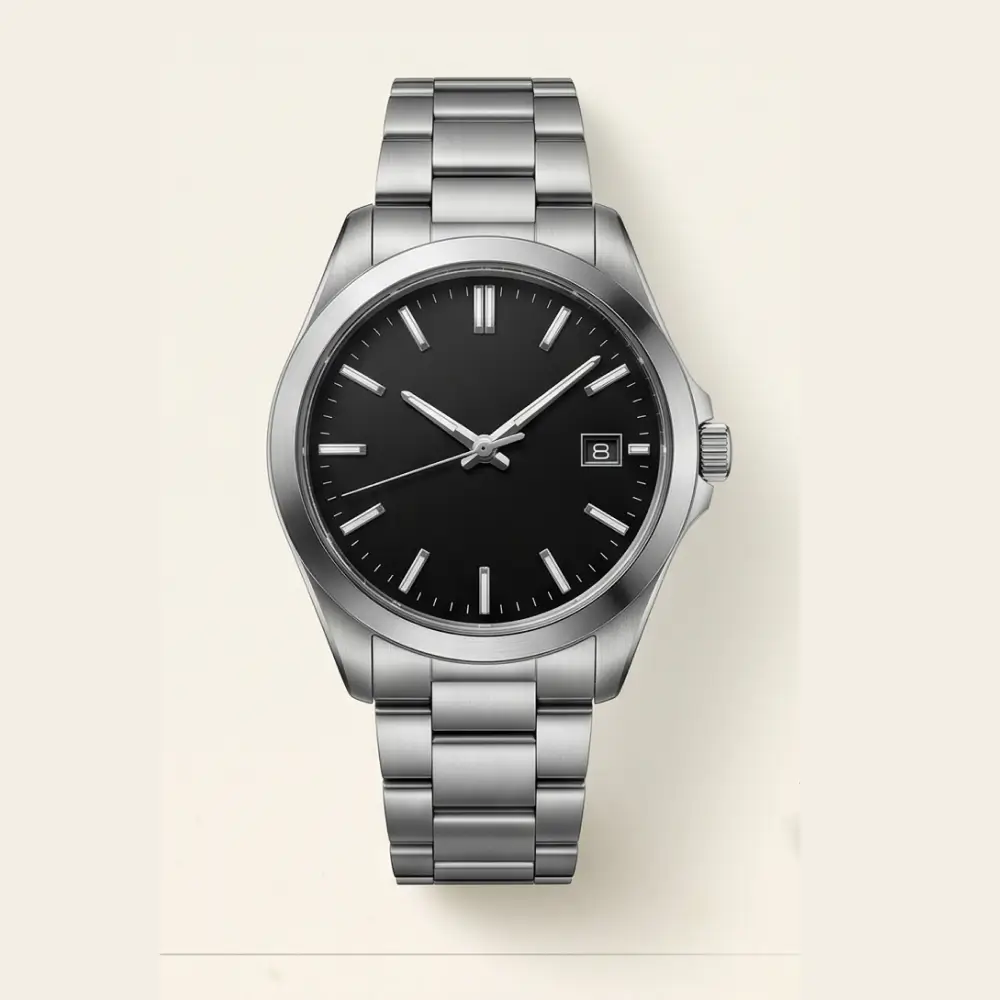 Men's Automatic Swiss Watch - 42mm Blue Dial with Date